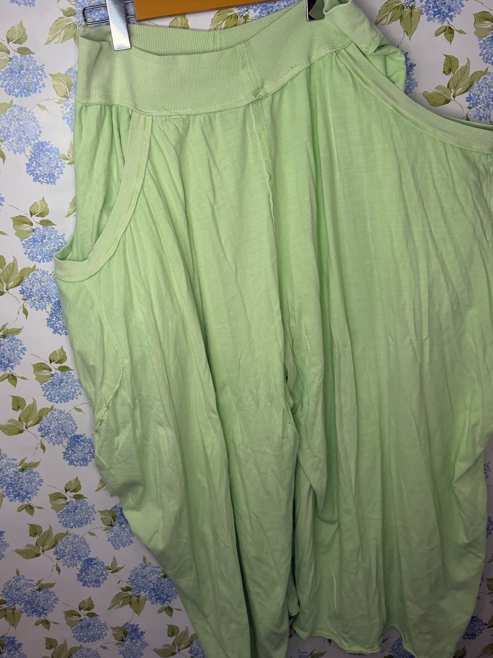 Free People Light Green Summer Slumber pants L - Picture 5 of 5